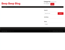 Tablet Screenshot of ilovebeepbeep.com